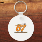 Retro 67 Tennessee Name Funny Tn Dog Gift For Men  Schlüsselanhänger (Vorderseite)