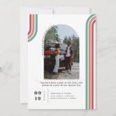 Retro-70 | Arch-Foto Save the Date (Vorderseite)