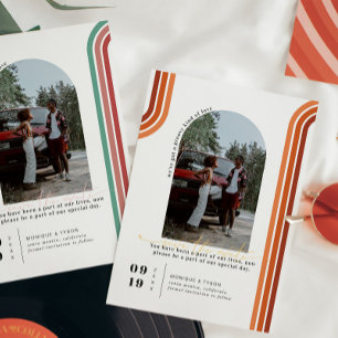 Retro-70   Arch-Foto Save the Date
