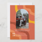 Retro-70 | Arch-Foto Save the Date (Vorderseite)