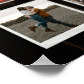 Retro 70-jähriges Hörspiel Custom Foto Collage Poster (Ecke)