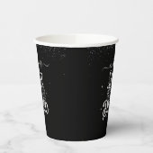 Retro 70 Letzte Disco 70er Junggeselinnen-Abschied Pappbecher (Links)