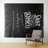 Retro 70 Letzte Disco Bachelorette Herzlich Willko Wandteppich (Beispiel (Horizontal))