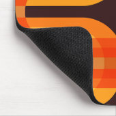 Retro-70er-60er-Muster Mousepad (Ecke)