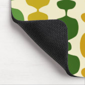 Retro-70er-60er-Musterstil Mousepad (Ecke)