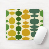 Retro-70er-60er-Musterstil Mousepad (Mit Mouse)