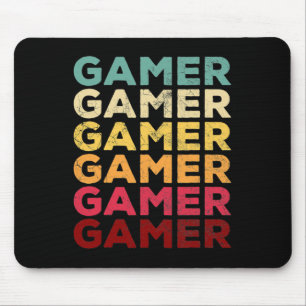 Retro 70er 80er 90er Videospiel Männer Jungen Gesc Mousepad
