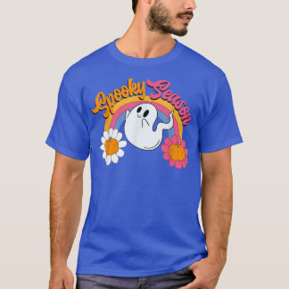 Retro 70er 80er Groovy Spooky Season Halloween Gho T-Shirt