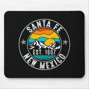 Retro 70er 80er Santa Fe New Mexico Nm  Mousepad