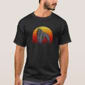 Retro 70er 80er Silverback Gorilla T-Shirt (Vorderseite)