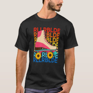 Retro 70er 80er Skater Roller Skaten Skate T-Shirt