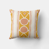 Retro-70er-abstraktes Muster Kissen (Rückseite)