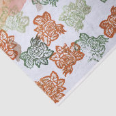 Retro-70er-Blume Seidenpapier (Ausschnitt)