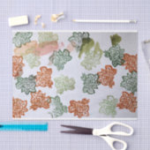 Retro-70er-Blume Seidenpapier (Handwerk)