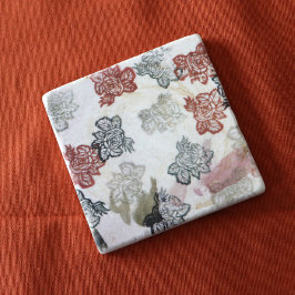 Retro-70er-Blume Steinuntersetzer