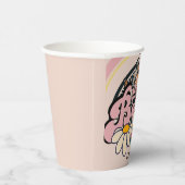 Retro 70er Bogie Disco Tassino Pappbecher (Rechts)