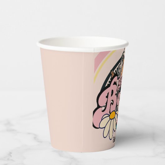 Retro 70er Bogie Disco Tassino Pappbecher (Rechts)