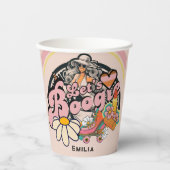 Retro 70er Bogie Disco Tassino Pappbecher (Vorderseite)