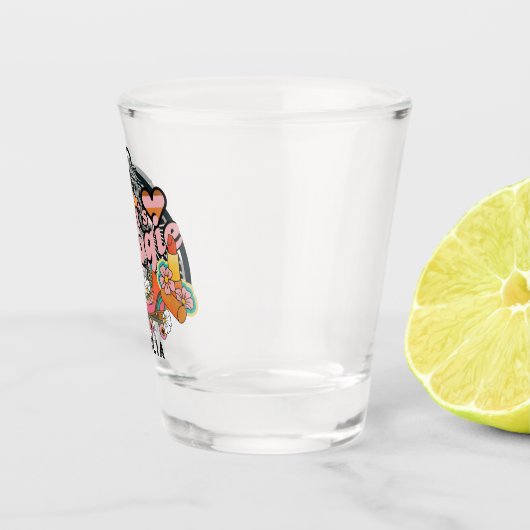 Retro 70er Bogie Disco Tassino Schnapsglas (Rechts)