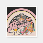 Retro 70er Bogie Disco Tassino Serviette (Vorderseite)