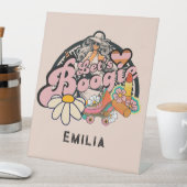 Retro 70er Bogie Disco Tassino Sockelschild (In Situ)