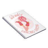 Retro 70er Bride's Dancing Queens Bachelorette Notizblock (Rechte Seite)