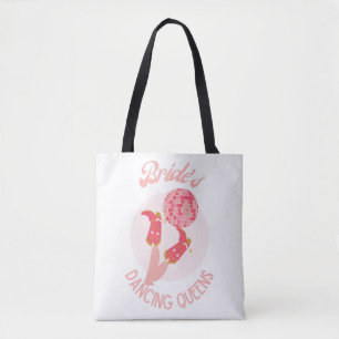 Retro 70er Bride's Dancing Queens Bachelorette Tasche