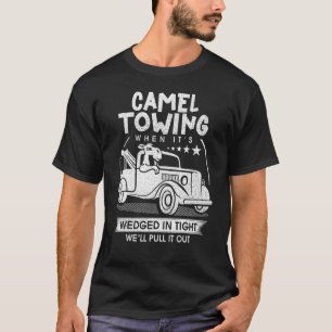 Retro 70er Camel Towing Services Vintag Tower Truc T-Shirt