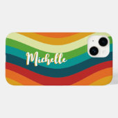 Retro 70er Case-Mate iPhone hülle (Rückseite (Horizontal))