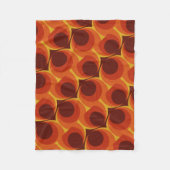 Retro/70er Chic Fleecedecke (Vorderseite)