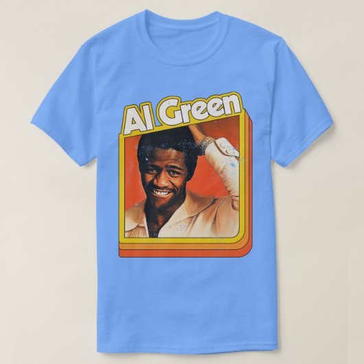 Retro 70er Colorway Al Green T-Shirt (Design vorne)