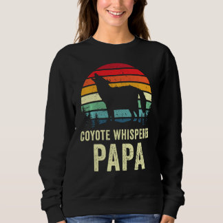 Retro 70er Coyote Jagd Papa Vater Yote Hunter Gran Sweatshirt
