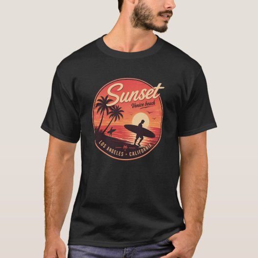 Retro 70er-Design T-Shirt (Vorderseite)