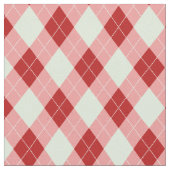 Retro 70er Diamant-karierte Rauten-Minzen-rotes Stoff (Nahaufnahme)