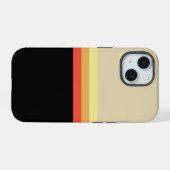 Retro-70er-Farbenpalette iPhone 15 Hülle (Rückseite (Horizontal))