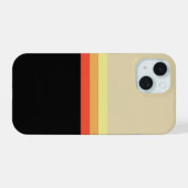 Retro 70er Farbpalette iPhone 15 Hülle (Rückseite (Horizontal))
