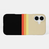 Retro 70er Farbpalette iPhone 16 Hülle (Rückseite (Horizontal))
