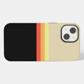 Retro 70er Farbpalette iPhone Hülle (Rückseite (Horizontal))