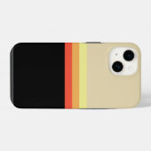 Retro 70er Farbpalette iPhone Hülle (Rückseite (Horizontal))