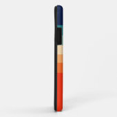 Retro 70er Farbpalette Throw Kissen Case-Mate iPhone Hülle (Hinten/Rechts)