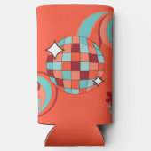 Retro 70er Foam Can Cooler Selters Dosenkühler (Rückseite)