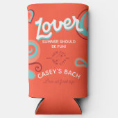 Retro 70er Foam Can Cooler Selters Dosenkühler (Vorderseite)