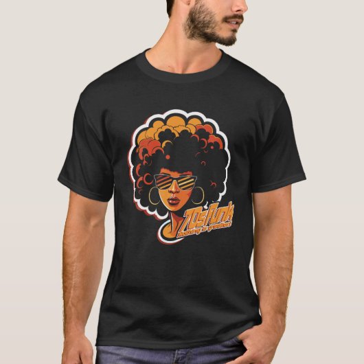 Retro 70er Funk Music T Shirt (Vorderseite)