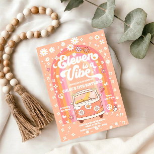 Retro-70er-Geburtstags-Einladung Einladung