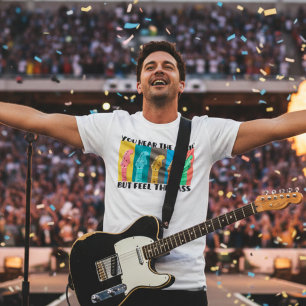 Retro 70er Gitarre und Musikvibes Grafik T-Shirt