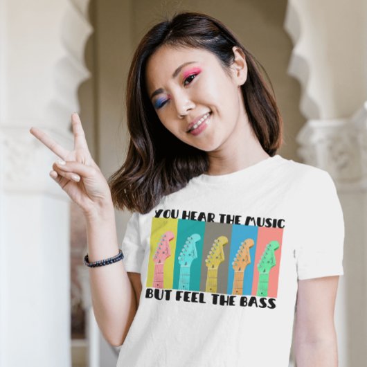 Retro 70er Gitarre und Musikvibes Grafik T-Shirt