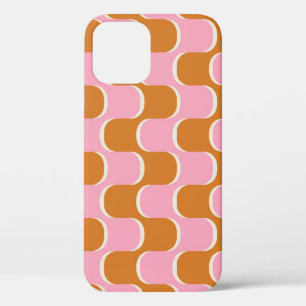Retro 70er: Gold-Pink Wavy Muster. Case-Mate iPhone Hülle