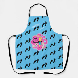 Retro 70er Grannys Küche Schürze