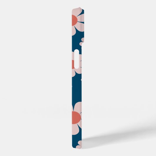 Retro 70er Groovy Daisy Pattern Name Case-Mate iPhone Hülle (Rückseite / Rechts)