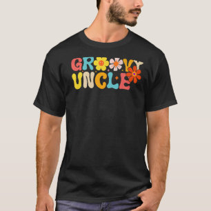Retro 70er Groovy Onkel Matching Family 1st Birthd T-Shirt
